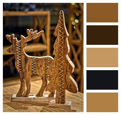 Christmas Decoration Wood Image