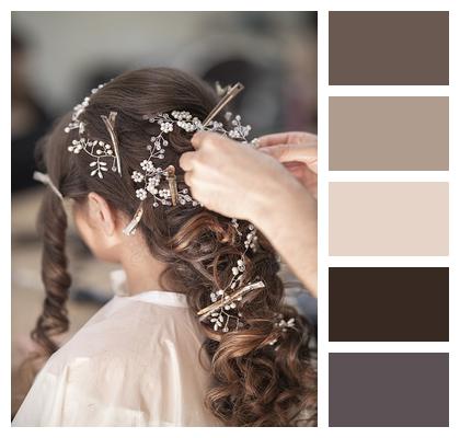 Hairdresser Hair Bride Image