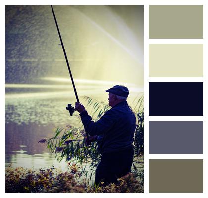 Fisherman Fishing Rod Image