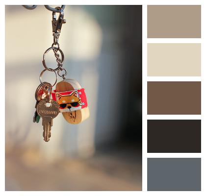 Key Keychain Hanging Image