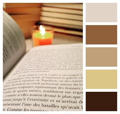 Reading Candle Book Image