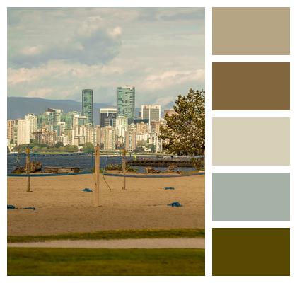 Summer Vancouver Ocean Landscape Image