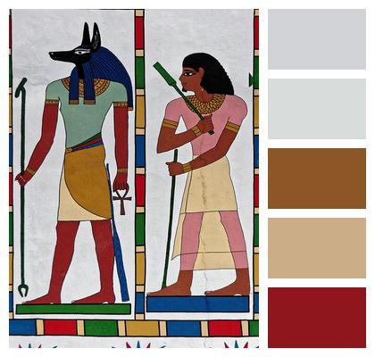 Mural Decoration Egypt Image