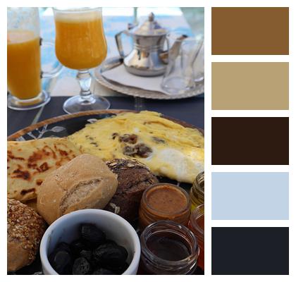 Breakfast Traditional Morocco Image