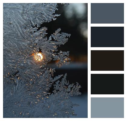 Frost Winter Window Image