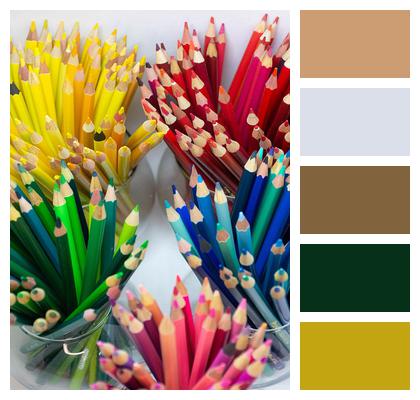 Color School Pencil Image