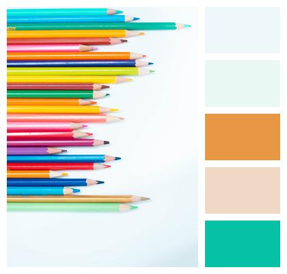School Pencil Color Image