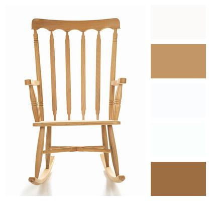 Wooden Rocking Chair Image