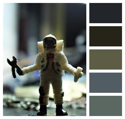 Astronaut Space Pot Image