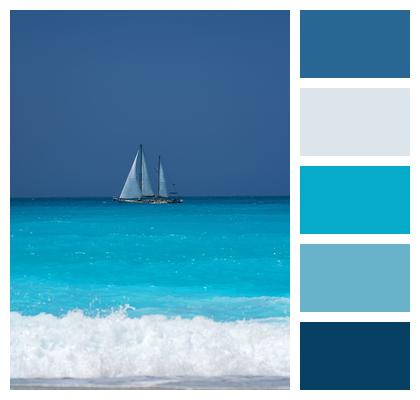 Sea Blue Water Image