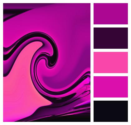 Wave Purple Garish Image