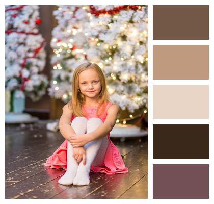 Christmas Child Girl Image