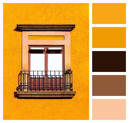 Orange Window Building Image