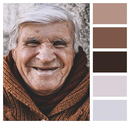 Happy Old Man Elder Laughter Image