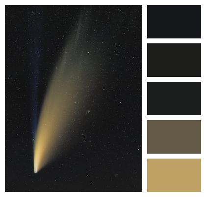Sky Comet Universe Image