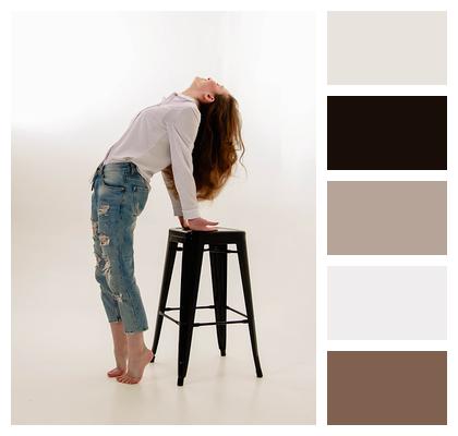 Minimalism Fashion Stool Young Image