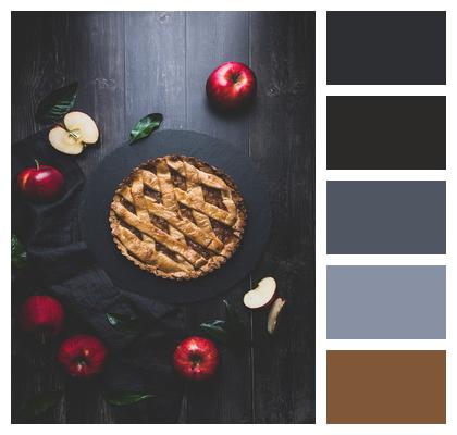 Apple Pie Apple Pie Pie Flat Lay Image