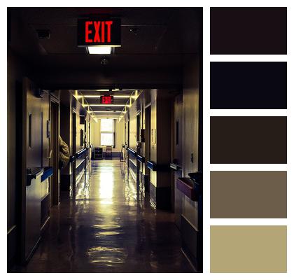 Corridor Hospital Hallway Image