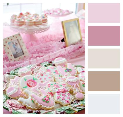 Baby Shower Sweets Table Pink Baby Girl Shower Image