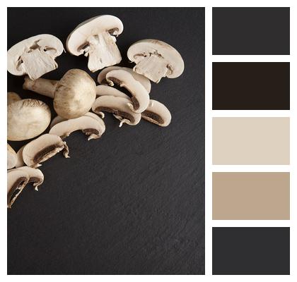 Mushroom Vegetables Granite Image