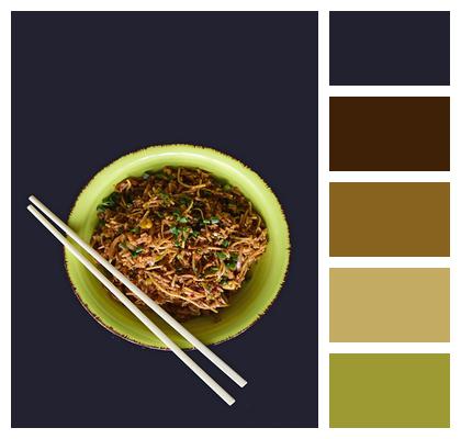 Noodles Bowl Chopsticks Image