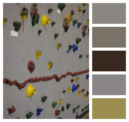 Climbing Rock Wall Image