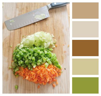 Minced Knife Vegetables Image