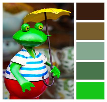 Figure Frog Umbrella Image