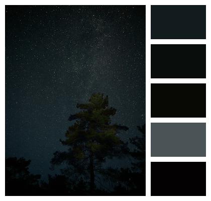 Night Stars Space Image
