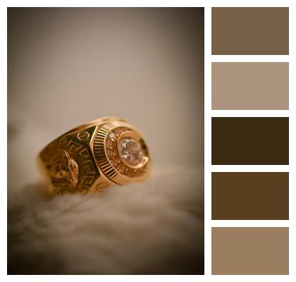 Accessory Gold Ring Material Image