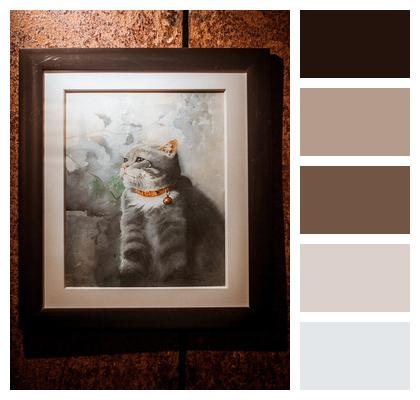 Cat Art Painting Image