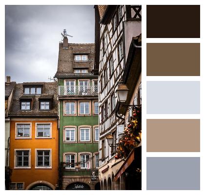 Strasbourg Street Buildings Image