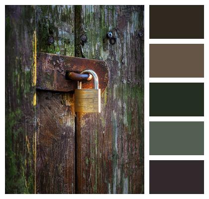 Fitting Door Metal Padlock Image