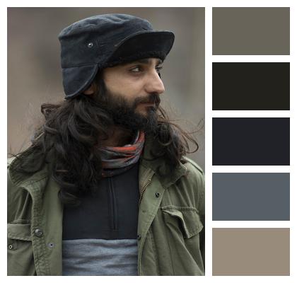 Male Fashion Stylish Portrait Image