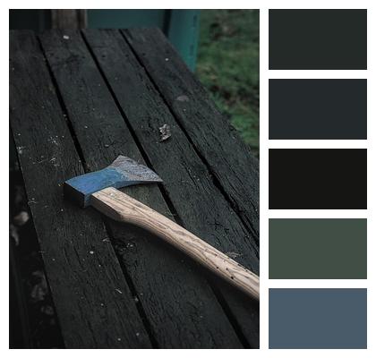 Wooden Axe Axe Tool Image