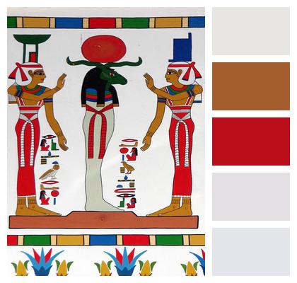 Egypt Gods Hieroglyphs Image