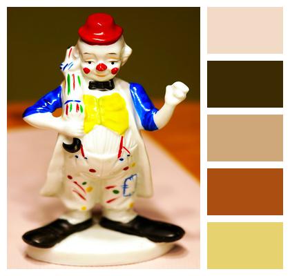 Figure Clown Ceramic Image