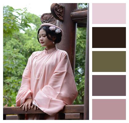 Stylish Modeling Beauty Asian Image