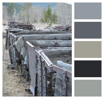 Nature Wood Coal Cart Image
