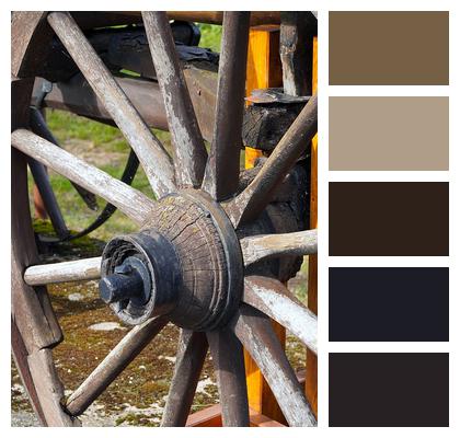 Wheel Hub Wooden Wheel Historical Wheel Image