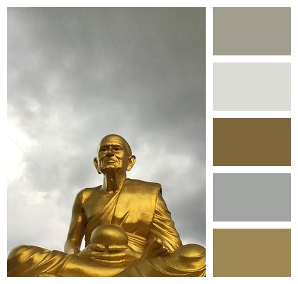 Buddhism Landmark Travel Gold Image