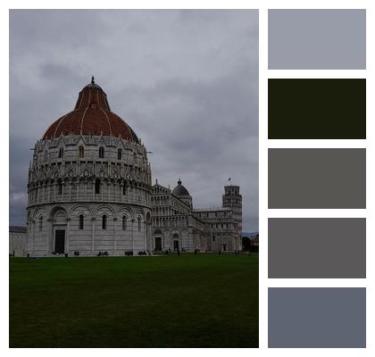 Tuscany Trip Marbles Piazza Dei Miracoli Image