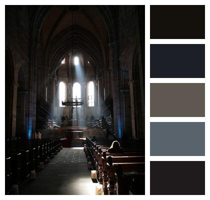 Bamberg Imperial Cathedral Meditation Ray Of Light Image