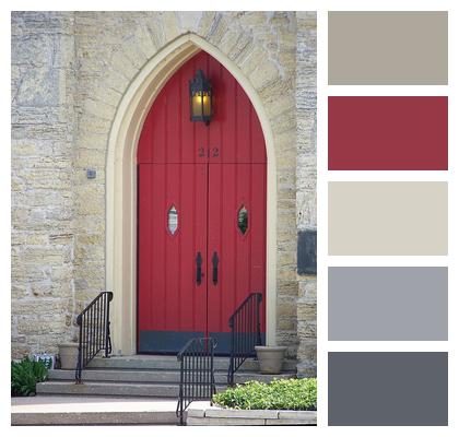 Door Church Red Image