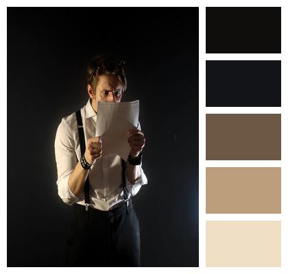 Suit Business Read Wonder Image