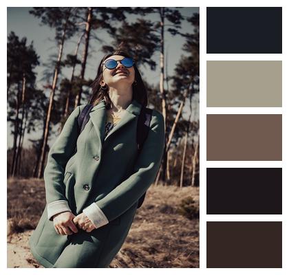 Woman Stylish Nature Glasses Image