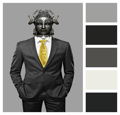 Robot Creative Technology Necktie Image