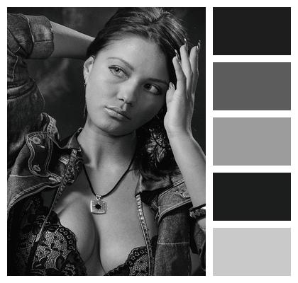 Woman Look Portrait Model Image