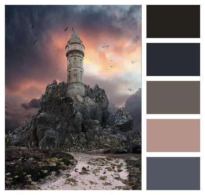 Fantasy Rocks Sky Tower Image