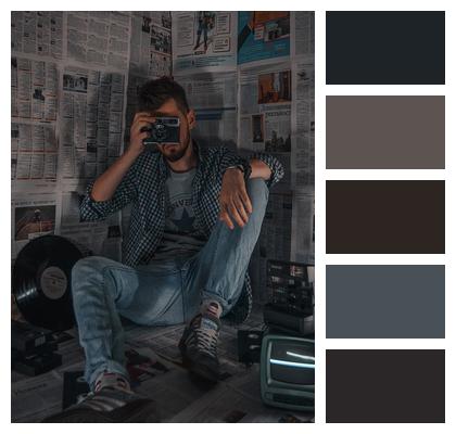 Vintage Aesthetic Belarus Minsk Man Image